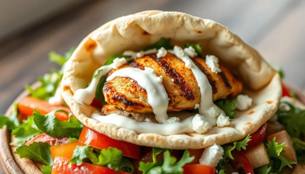 chicken pita